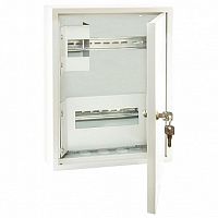 Распределительный шкаф ЩУРН, 12 мод., IP31, навесной, металл, серая дверь |  код. SQ0905-0046 |  TDM